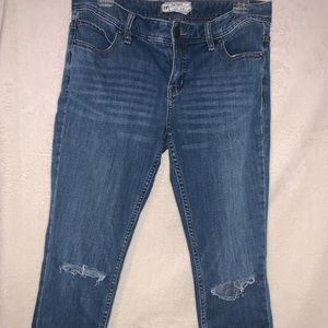 Free people above the ankle skinny jeans.